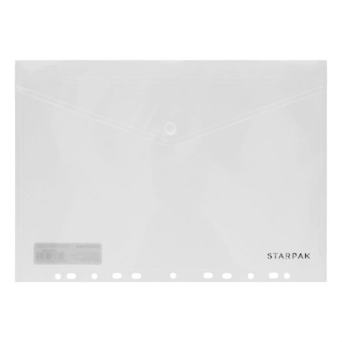 Teczka plastikowa na zatrzask A4 przezroczysty Starpak (449985) Teczka plastikowa na zatrzask A4 przezroczysty Starpak (449985)