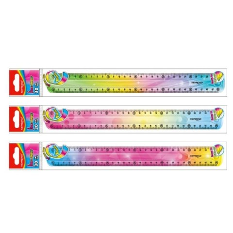 Linijka gumowa Keyroad elastyczna tęczowa 30cm (KR972277) Linijka gumowa Keyroad elastyczna tęczowa 30cm (KR972277)