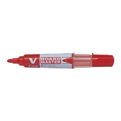 Marker suchościeralny Pilot V Board Master, czerwony 2,3mm okrągła końcówka (WBMA-VBM-M-R-BG) Marker suchościeralny Pilot V Board Master, czerwony 2,3mm okrągła końcówka (WBMA-VBM-M-R-BG)
