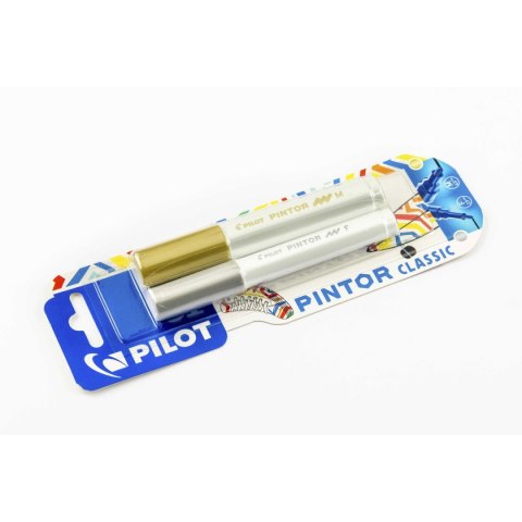 Pilot Marker PINTOR Set ( srebrnyF/złotyM ) Pilot Marker PINTOR Set ( srebrnyF/złotyM )