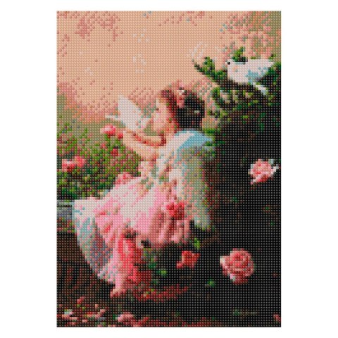 Zestaw kreatywny Flamingo Line Diamentowa mozaika 30x40cm Dziewczynka z gołębiami (TSGK79642) Zestaw kreatywny Flamingo Line Diamentowa mozaika 30x40cm Dziewczynka z gołębiami (TSGK79642)