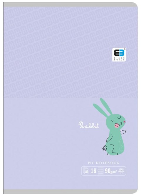 Zeszyt Interdruk B&B KIDS PASTEL A5 19k. 90g linia (ZE16K=B&BP)