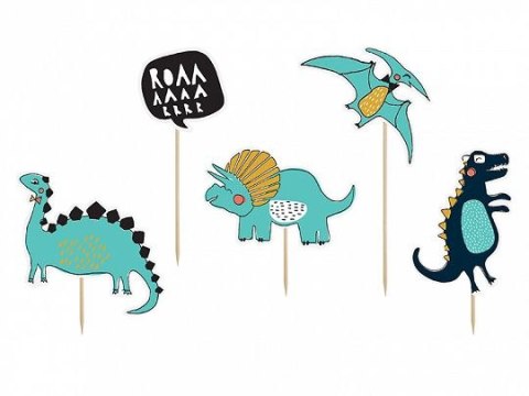 Dekoracja na tort Partydeco Toppery Dinozaury, 10,5-20cm (KPT31) Dekoracja na tort Partydeco Toppery Dinozaury, 10,5-20cm (KPT31)