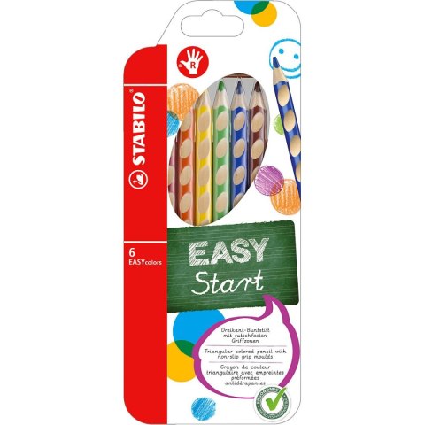 Kredki ołówkowe Stabilo easycolors 6 kol. (332/6) Kredki ołówkowe Stabilo easycolors 6 kol. (332/6)