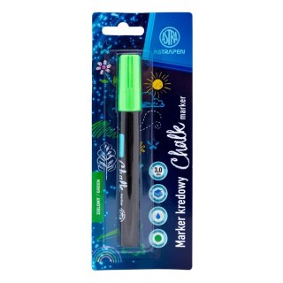 Marker kredowy Astrapen zielony, zielony okrągła końcówka