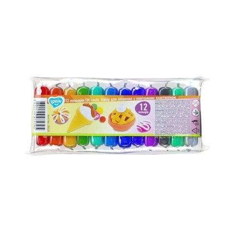 Masa plastyczna dla dzieci Maksik ciastolina 12 kolorów mix (OKT5795) Masa plastyczna dla dzieci Maksik ciastolina 12 kolorów mix (OKT5795)