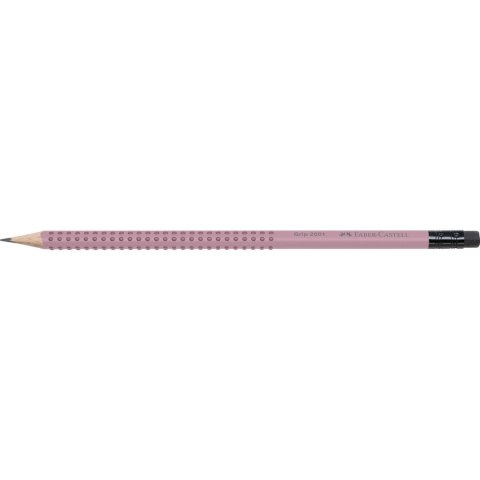 Ołówek Faber Castell Grip 2001 różowy z gumką B (217237 FC) Ołówek Faber Castell Grip 2001 różowy z gumką B (217237 FC)