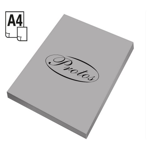 Papier kolorowy Protos A4 szary 160g Papier kolorowy Protos A4 szary 160g