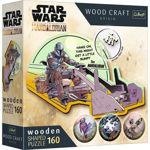 Puzzle Trefl Star Wars Drewniane The Mandalorian - Zjednoczenie 160 el. (20187) Puzzle Trefl Star Wars Drewniane The Mandalorian - Zjednoczenie 160 el. (20187)