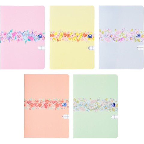 Zeszyt Oxford FLOWERS A5 32k. 90g krata (400181449) Zeszyt Oxford FLOWERS A5 32k. 90g krata (400181449)