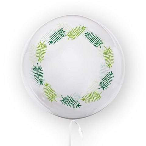 Balon foliowy Tuban transparentny liście 2 (TB3632) Balon foliowy Tuban transparentny liście 2 (TB3632)
