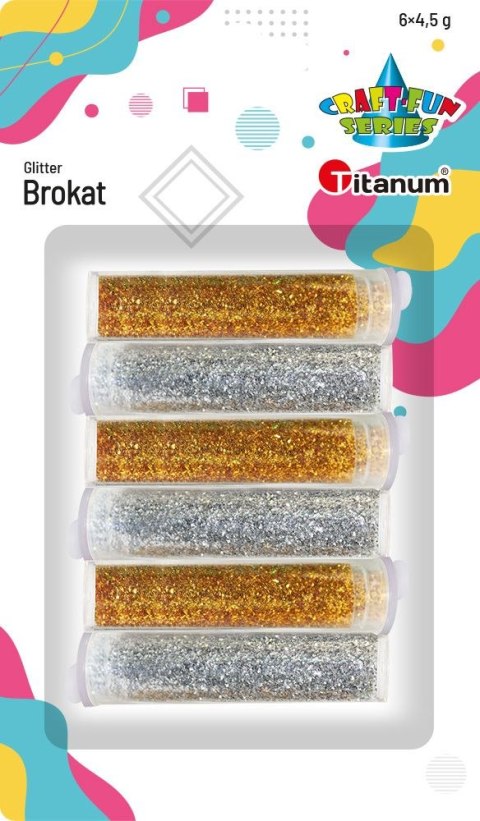 Brokat Titanum Craft-Fun Series kolor: złoty/srebrny 2 kolor. (9903-1) Brokat Titanum Craft-Fun Series kolor: złoty/srebrny 2 kolor. (9903-1)