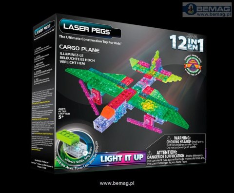 Klocki konstrukcyjne Bemag Laser Pegs 12w1 Cargo Plane (G1670B) Klocki konstrukcyjne Bemag Laser Pegs 12w1 Cargo Plane (G1670B)