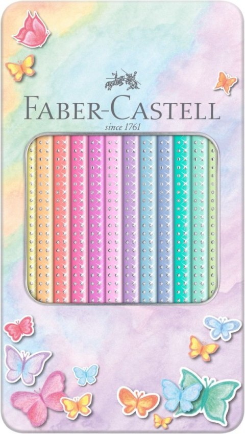 Kredki ołówkowe Faber Castell Sparkle pastelowe 12 kol. (201910 FC) Kredki ołówkowe Faber Castell Sparkle pastelowe 12 kol. (201910 FC)