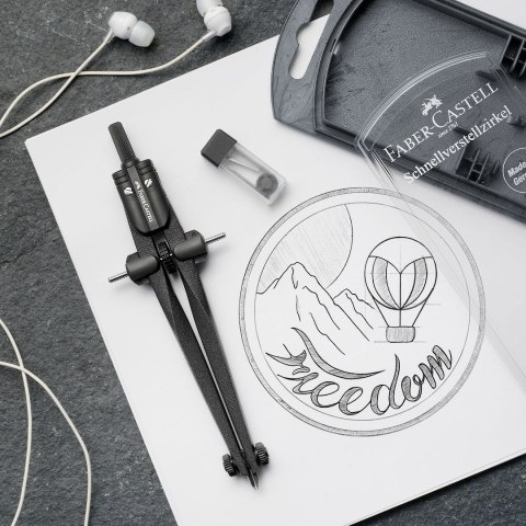 Cyrkiel Faber Castell Stream Blackstone (174530) Cyrkiel Faber Castell Stream Blackstone (174530)