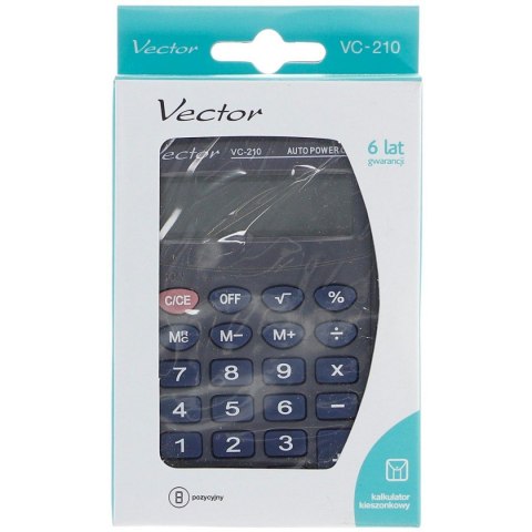 Kalkulator na biurko Vector KAV VC-210III (KAV VC-210III) Kalkulator na biurko Vector KAV VC-210III (KAV VC-210III)