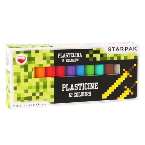 Plastelina Starpak 12 kol. Pixel mix (472913) Plastelina Starpak 12 kol. Pixel mix (472913)