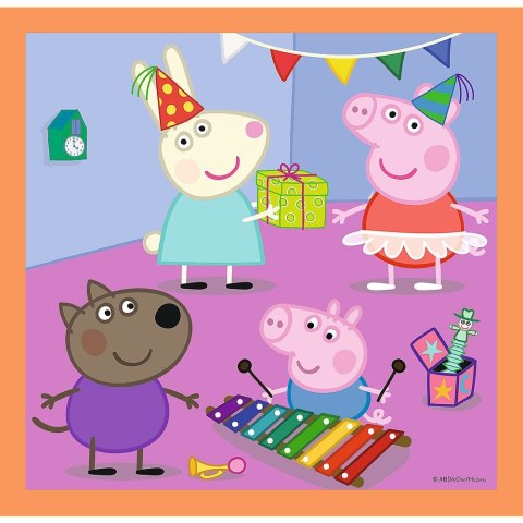 Puzzle Trefl Pomysłowa Świnka Peppa 3w1 el. (34852) Puzzle Trefl Pomysłowa Świnka Peppa 3w1 el. (34852)