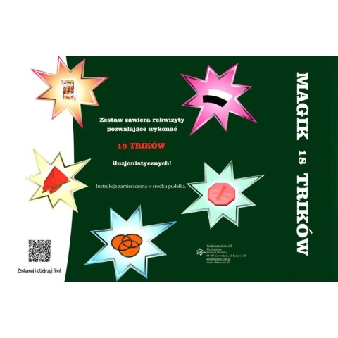 Gra edukacyjna Abino mały magik 18 trików mały magik Gra edukacyjna Abino mały magik 18 trików mały magik