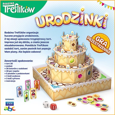 Gra edukacyjna Trefl Urodzinki z Rodziną Treflików Urodzinki Rodzina Treflików (02065) Gra edukacyjna Trefl Urodzinki z Rodziną Treflików Urodzinki Rodzina Treflików (02065)