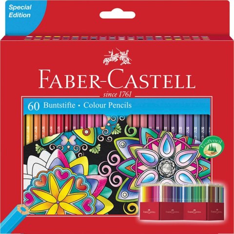 Kredki ołówkowe Faber Castell Zamek 60 kol. (111260) Kredki ołówkowe Faber Castell Zamek 60 kol. (111260)