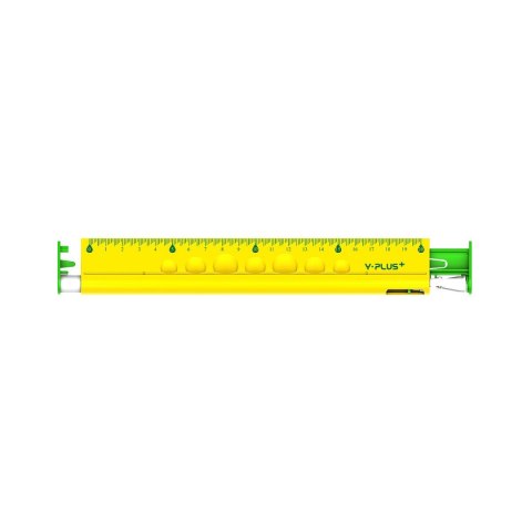 Linijka plastikowa Y-plus 4w1 20cm (RX170100) Linijka plastikowa Y-plus 4w1 20cm (RX170100)