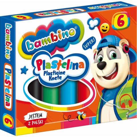 Plastelina St.Majewski 6 kol. BAMBINO mix Plastelina St.Majewski 6 kol. BAMBINO mix
