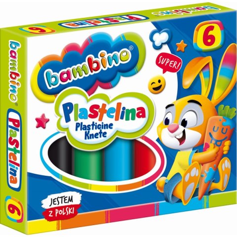 Plastelina St.Majewski 6 kol. BAMBINO mix Plastelina St.Majewski 6 kol. BAMBINO mix