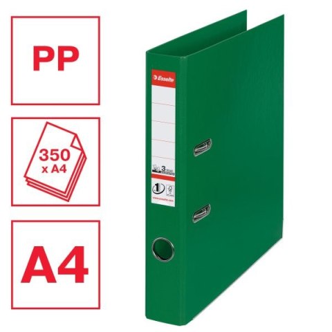 Segregator dźwigniowy Esselte No.1 Power A4 50mm zielony (811460) Segregator dźwigniowy Esselte No.1 Power A4 50mm zielony (811460)