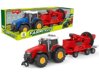 Traktor Adar z maszyną rolniczą, światło, dźwięk, napęd na koło zam (586970)
