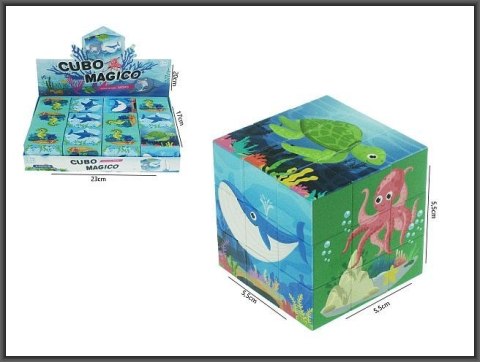 Układanka Hipo Kostka magiczna 3×3 ocean (H13695) Układanka Hipo Kostka magiczna 3×3 ocean (H13695)
