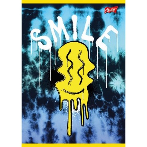 Zeszyt Unipap Keep smiling A5 32k. krata Zeszyt Unipap Keep smiling A5 32k. krata