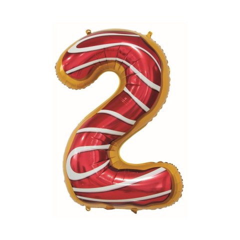 Balon foliowy Godan cyfra 2 CIASTECZKO 34cal (BC-HCS2) Balon foliowy Godan cyfra 2 CIASTECZKO 34cal (BC-HCS2)