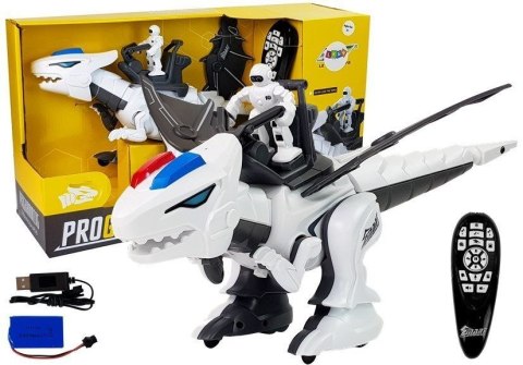 Figurka Lean Dinozaur Tyranozaur Robot Interaktywny Zdalnie Sterowany K18 Programowanie Biały (8451) Figurka Lean Dinozaur Tyranozaur Robot Interaktywny Zdalnie Sterowany K18 Programowanie Biały (8451)