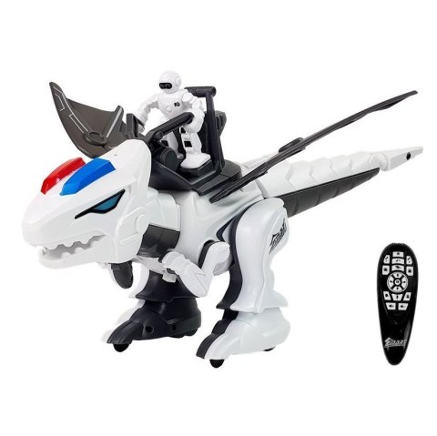 Figurka Lean Dinozaur Tyranozaur Robot Interaktywny Zdalnie Sterowany K18 Programowanie Biały (8451) Figurka Lean Dinozaur Tyranozaur Robot Interaktywny Zdalnie Sterowany K18 Programowanie Biały (8451)