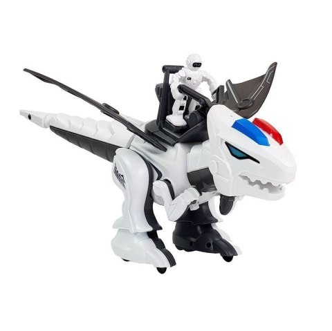 Figurka Lean Dinozaur Tyranozaur Robot Interaktywny Zdalnie Sterowany K18 Programowanie Biały (8451) Figurka Lean Dinozaur Tyranozaur Robot Interaktywny Zdalnie Sterowany K18 Programowanie Biały (8451)