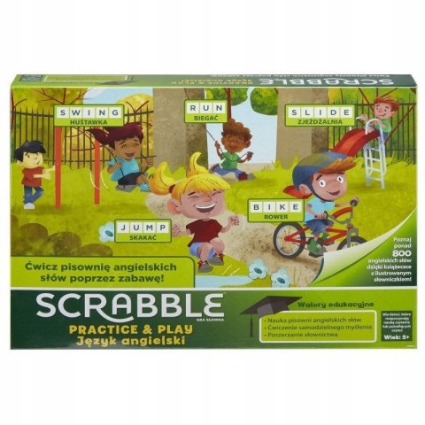 Gra planszowa Mattel Scrabble Practice&Play (GGB32) Gra planszowa Mattel Scrabble Practice&Play (GGB32)