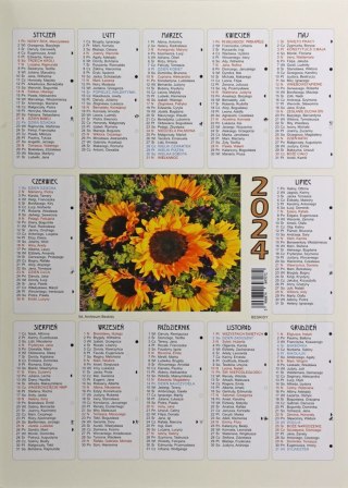Kalendarz ścienny Beskidy plakietka A4 250mm x 350mm