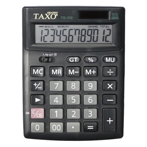 Kalkulator na biurko TG-332 Taxo Graphic 12-pozycyjny Kalkulator na biurko TG-332 Taxo Graphic 12-pozycyjny