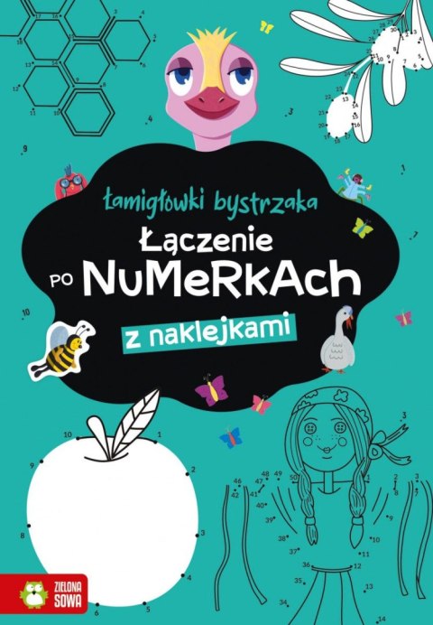 Książeczka edukacyjna Zielona Sowa Łamigłówki bystrzaka Łączenie po numerkach Książeczka edukacyjna Zielona Sowa Łamigłówki bystrzaka Łączenie po numerkach