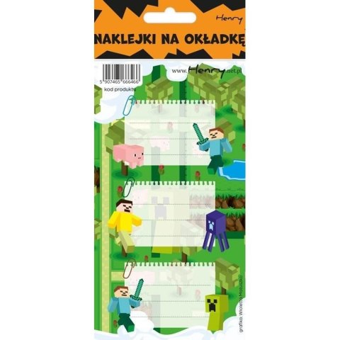 Naklejka na zeszyt Henry gra (5907465666466) Naklejka na zeszyt Henry gra (5907465666466)