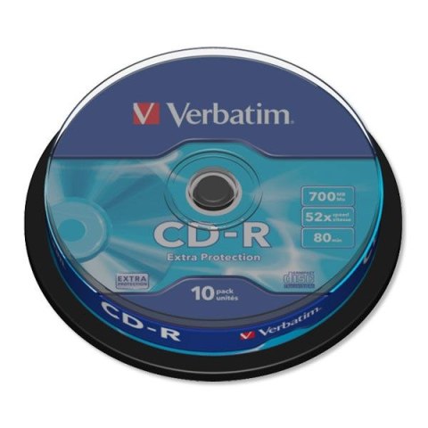 Płyta cd Verbatim CD-R cake 10 700MB x52 Płyta cd Verbatim CD-R cake 10 700MB x52