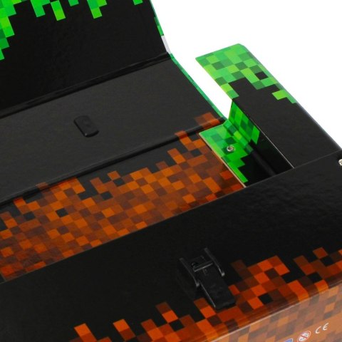 Teczka z szerokim grzbietem na zatrzask Pixel game A4 zielony Starpak (493167) Teczka z szerokim grzbietem na zatrzask Pixel game A4 zielony Starpak (493167)