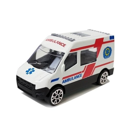 Ambulans Lean Zestaw Pojazdów Ambulans Pogotowie Resoraki 1:64 6 Sztuk (7595) Ambulans Lean Zestaw Pojazdów Ambulans Pogotowie Resoraki 1:64 6 Sztuk (7595)