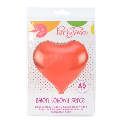 Balon foliowy Arpex serce czerwone 18cal (BLF9983CZE-9362) Balon foliowy Arpex serce czerwone 18cal (BLF9983CZE-9362)