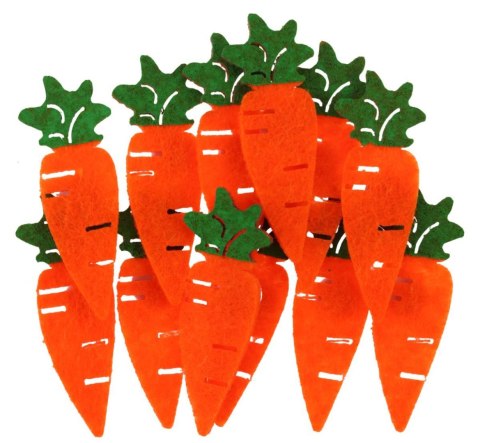 Ozdoba filcowa Titanum Craft-Fun Series Marchewki samoprzylepne (2324011)
