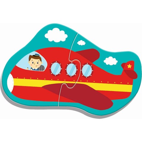 Puzzle Trefl puzzle baby classic pojazdy 2 el. (36075) Puzzle Trefl puzzle baby classic pojazdy 2 el. (36075)