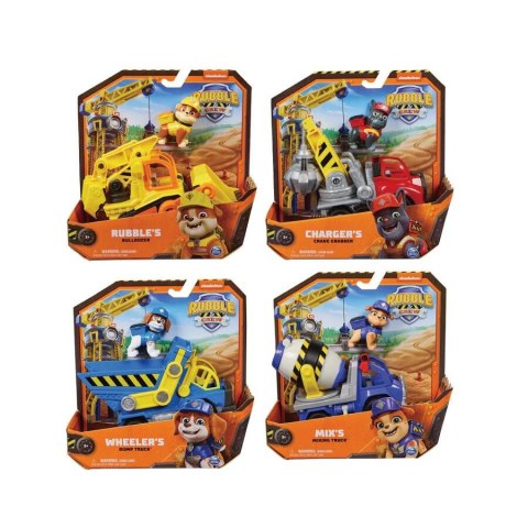 Samochód Spin Master Psi Patrol pojazd Rubble + figurka, mix (6066726) Samochód Spin Master Psi Patrol pojazd Rubble + figurka, mix (6066726)