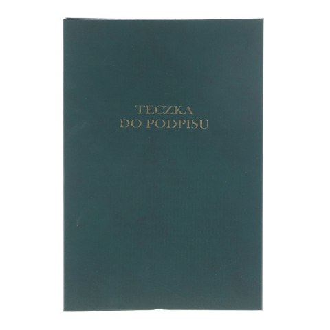Teczka do podpisu Barbara A4 zielony 8k. tektura pokryta folią (1822202) Teczka do podpisu Barbara A4 zielony 8k. tektura pokryta folią (1822202)