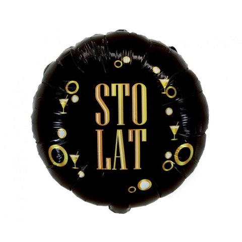 Balon foliowy Godan Sto lat 18cal (FG-OSLK) Balon foliowy Godan Sto lat 18cal (FG-OSLK)